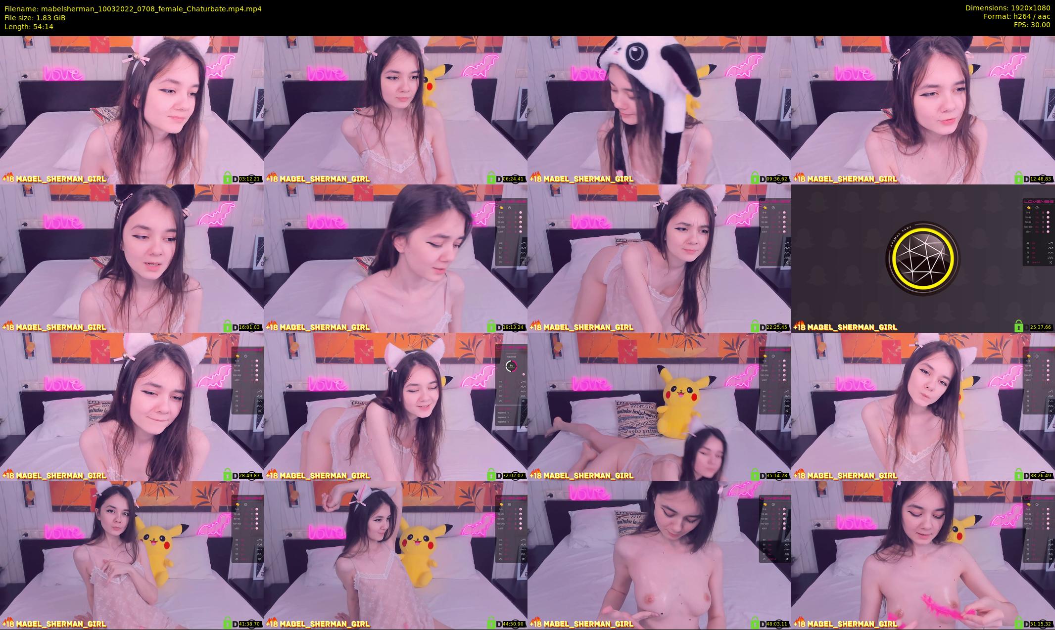 mabelsherman — 55 minute Chaturbate couple cam show recording, 1080p, Mar 10, 2022