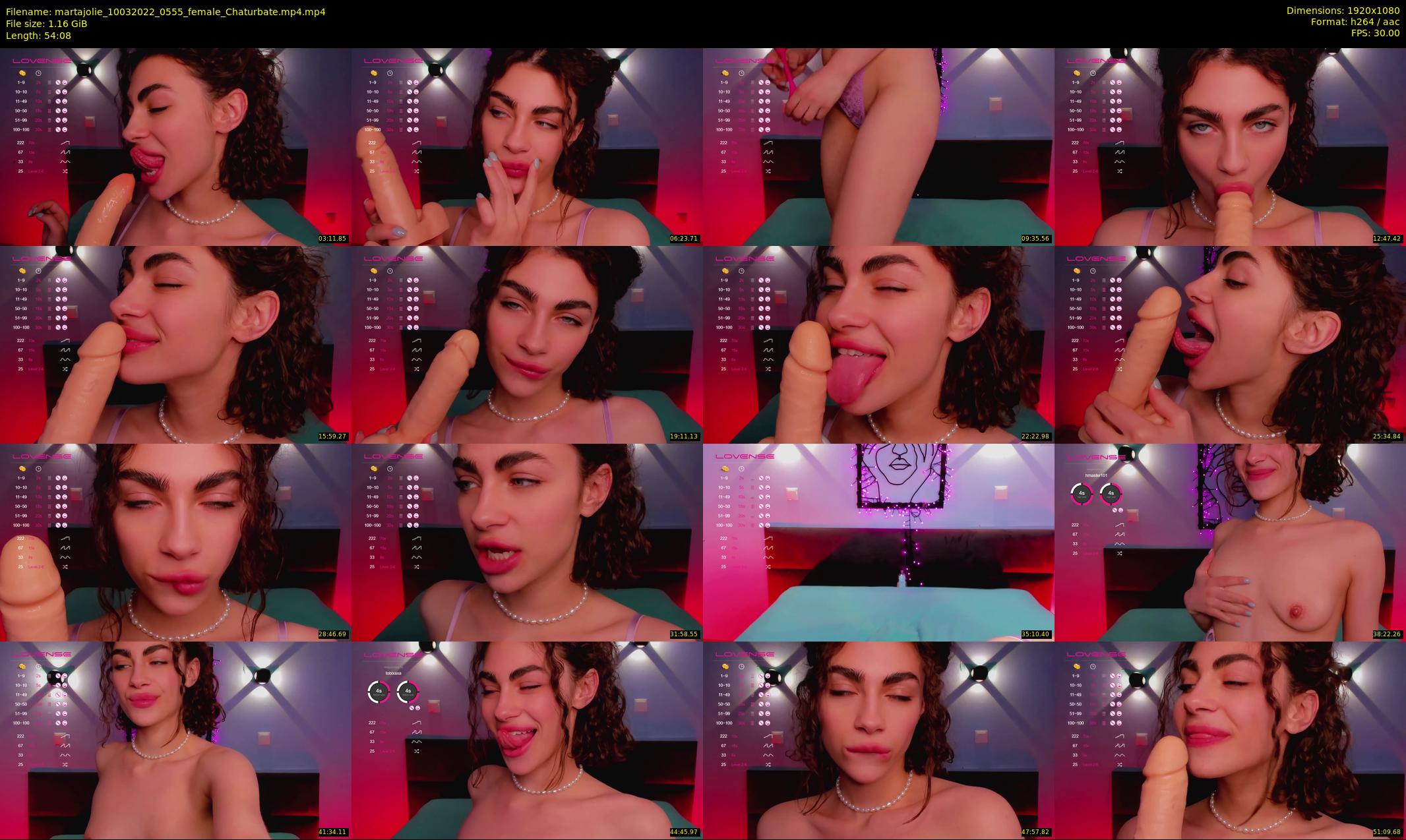 martajolie — 55 minute Chaturbate female cam show recording, 1080p, Mar 10, 2022