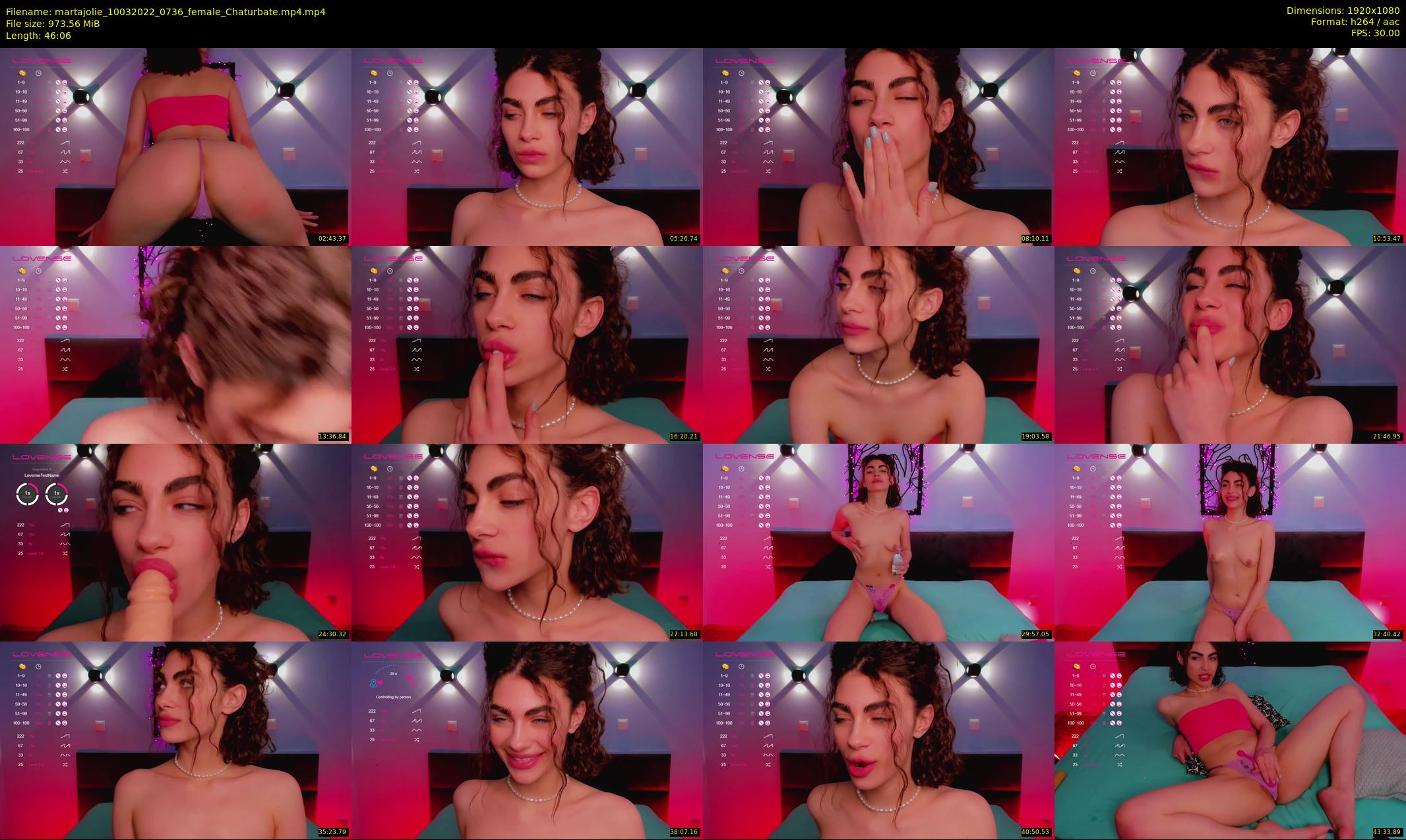 martajolie — 47 minute Chaturbate female cam show recording, 1080p, Mar 10, 2022