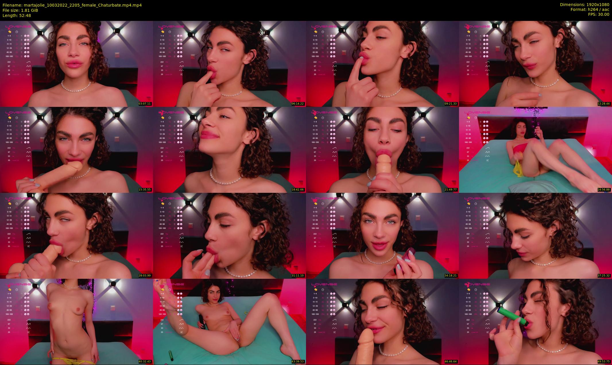 martajolie — 53 minute Chaturbate female cam show recording, 1080p, Mar 10, 2022