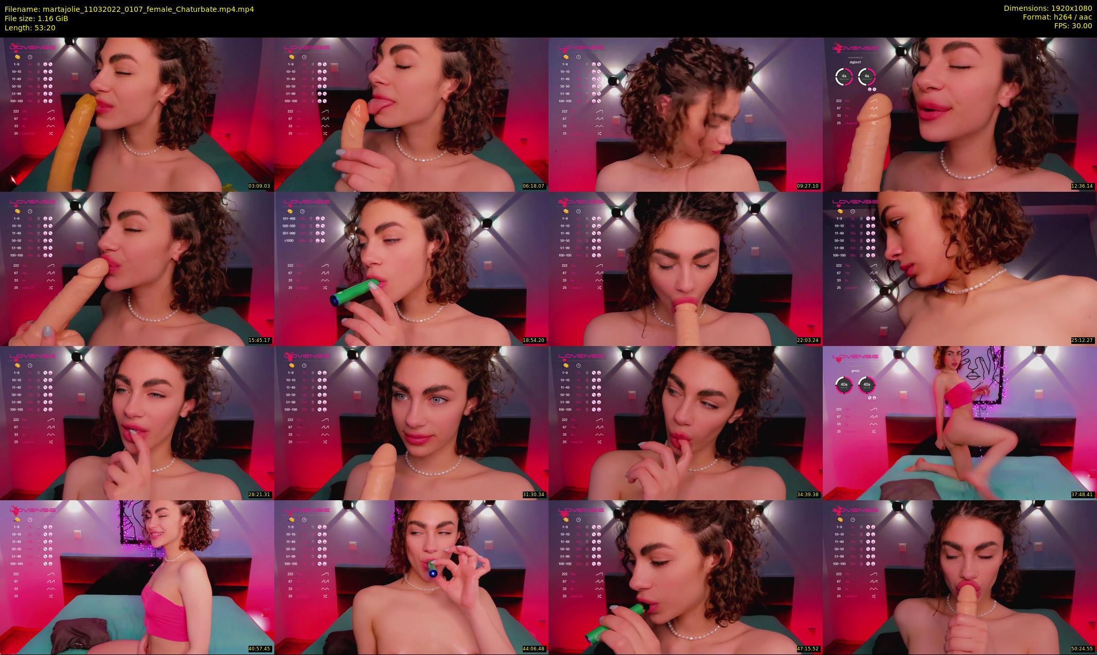 martajolie — 54 minute Chaturbate female cam show recording, 1080p, Mar 11, 2022