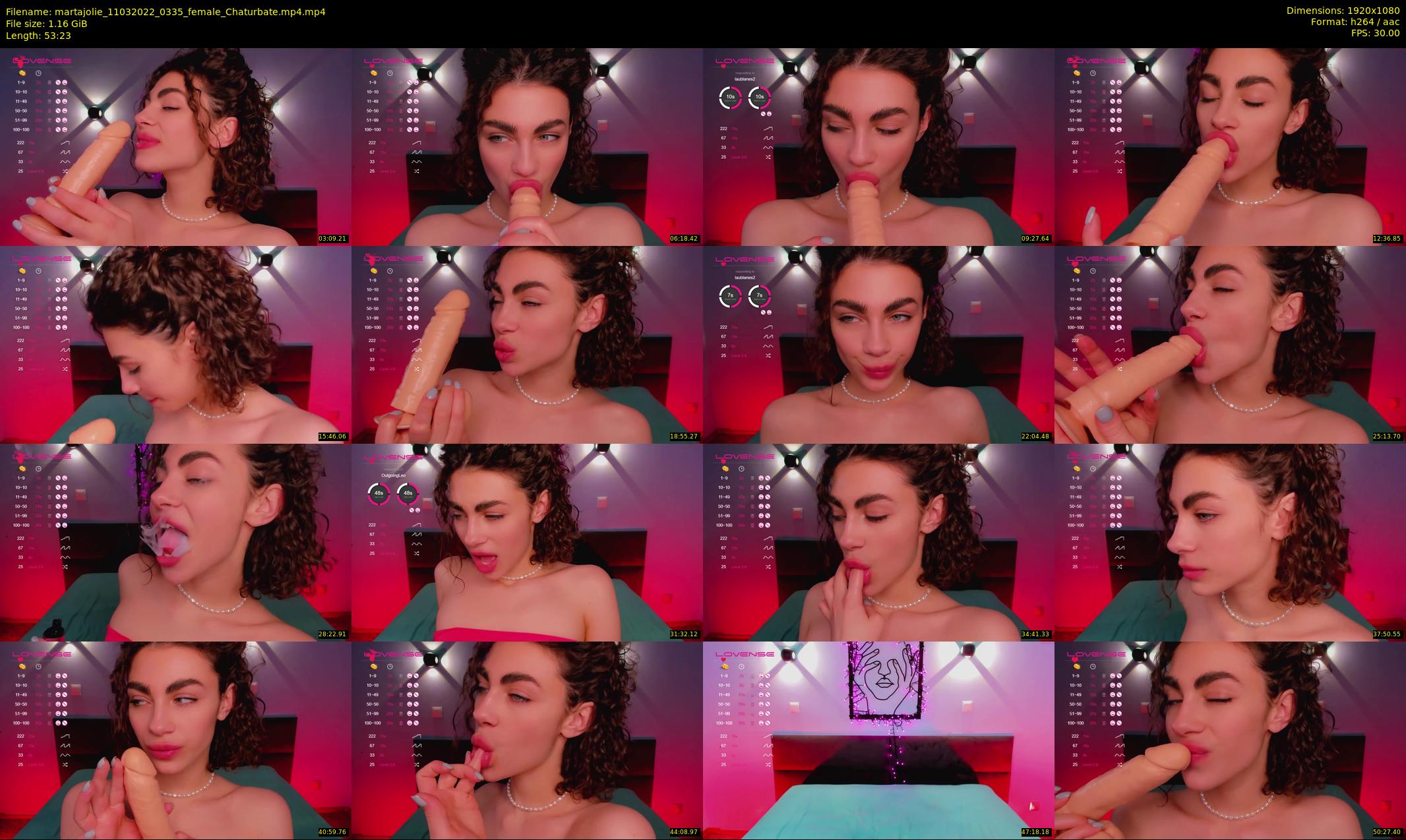 martajolie — 54 minute Chaturbate female cam show recording, 1080p, Mar 11, 2022