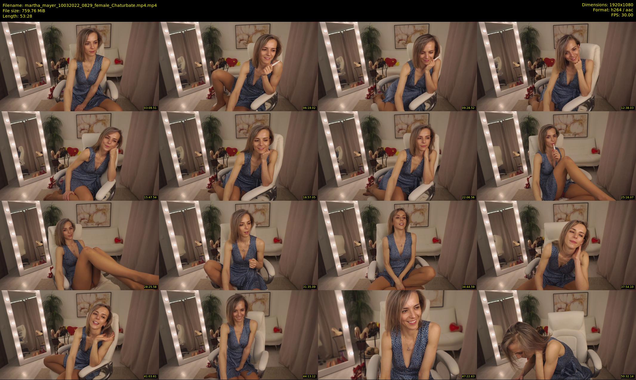 martha_mayer — 54 minute Chaturbate female cam show recording, 1080p, Mar 10, 2022