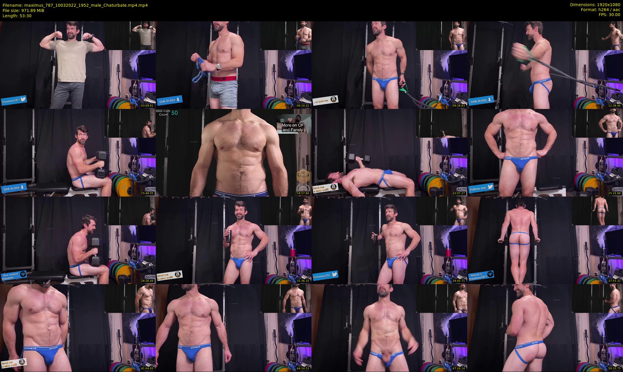 maximus_787 — 54 minute Chaturbate male cam show recording, 1080p, Mar 10, 2022