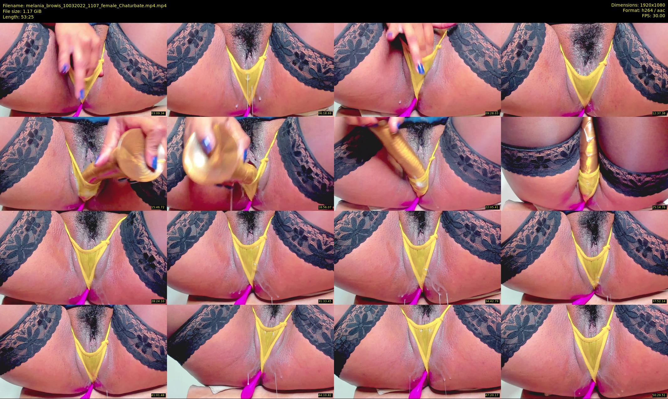 melania_browis — 54 minute Chaturbate female cam show recording, 1080p, Mar 10, 2022
