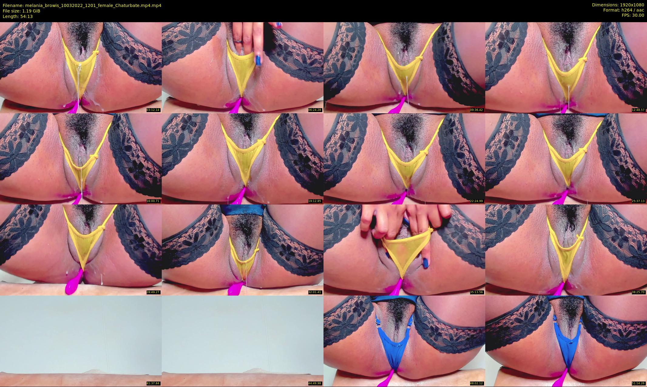melania_browis — 55 minute Chaturbate female cam show recording, 1080p, Mar 10, 2022