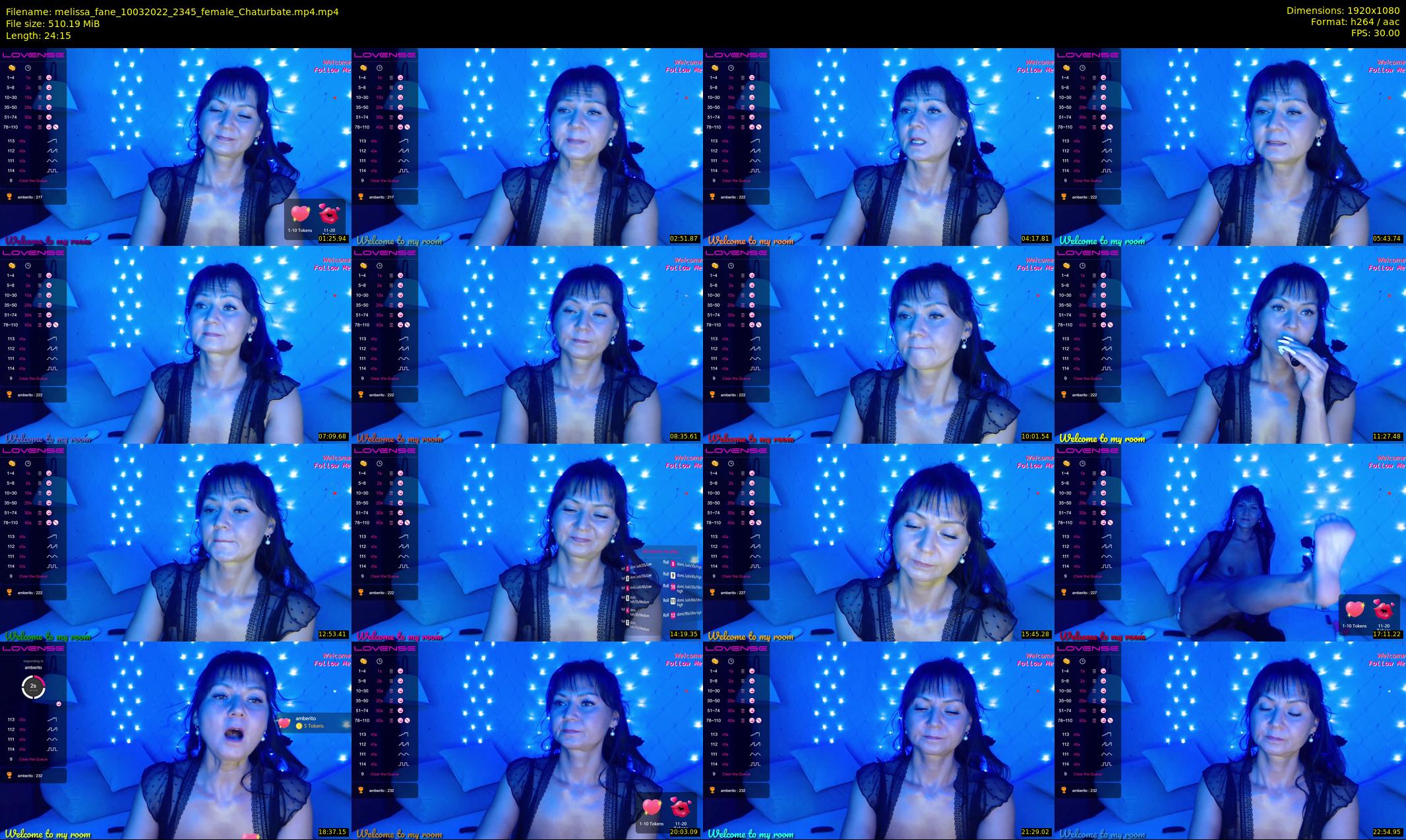 melissa_fane — 25 minute Chaturbate female cam show recording, 1080p, Mar 10, 2022