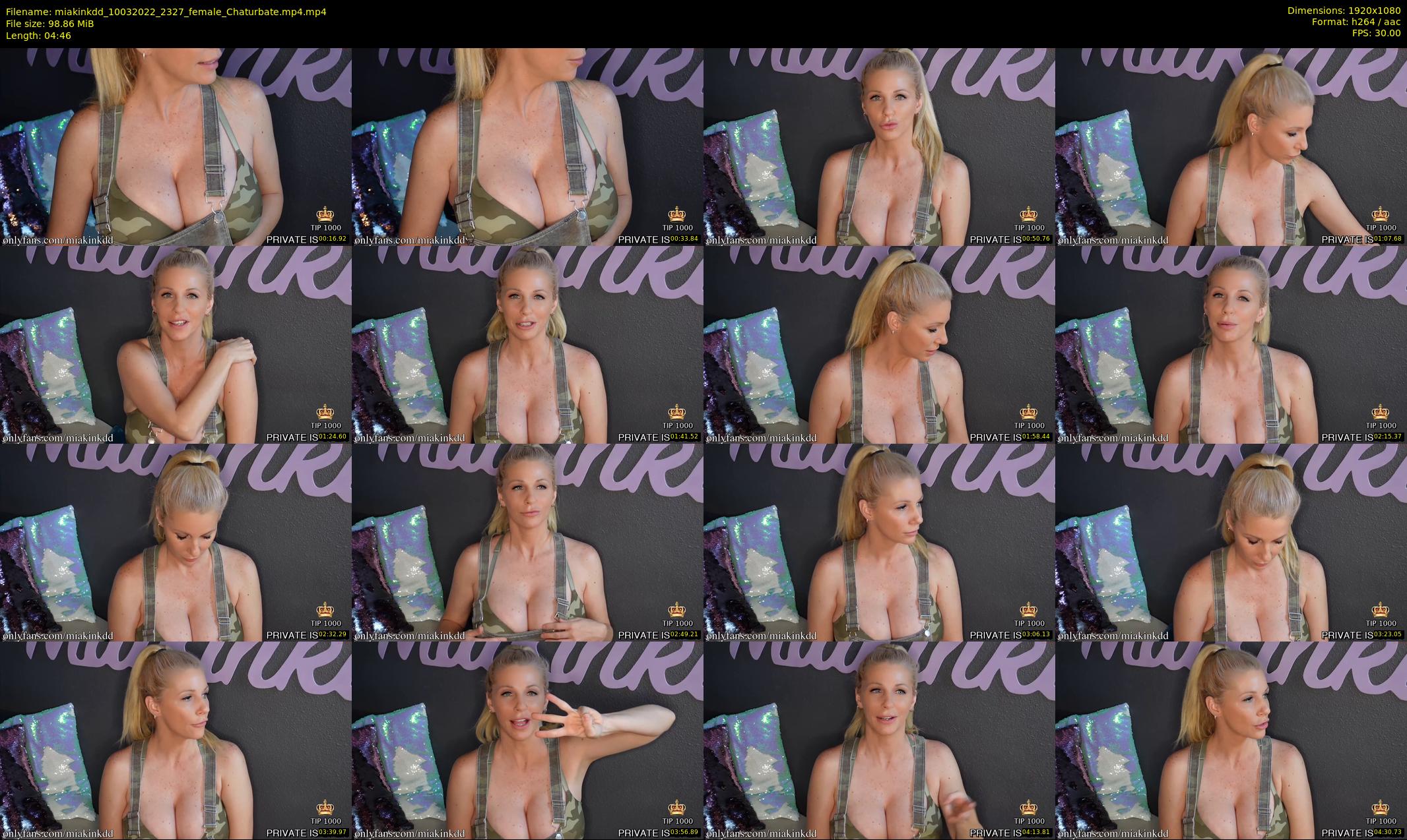 miakinkdd — 5 minute Chaturbate female cam show recording, 1080p, Mar 10, 2022