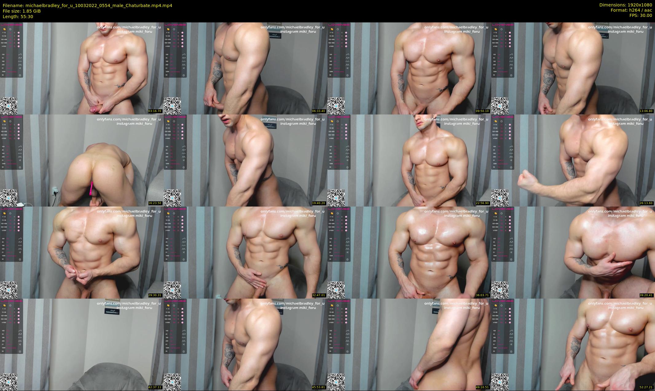 michaelbradley_for_u — 56 minute Chaturbate male cam show recording, 1080p, Mar 10, 2022