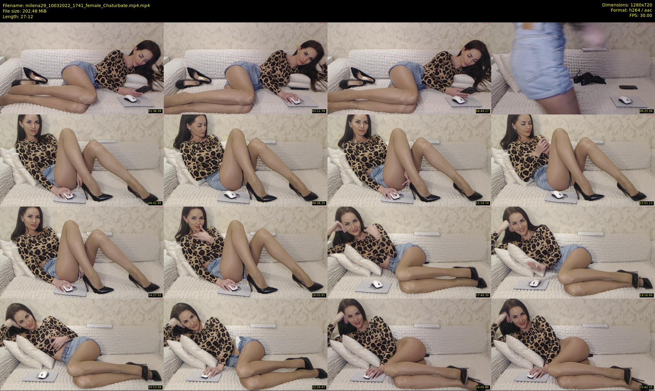 milena29 — 28 minute Chaturbate female cam show recording, 720p, Mar 10, 2022