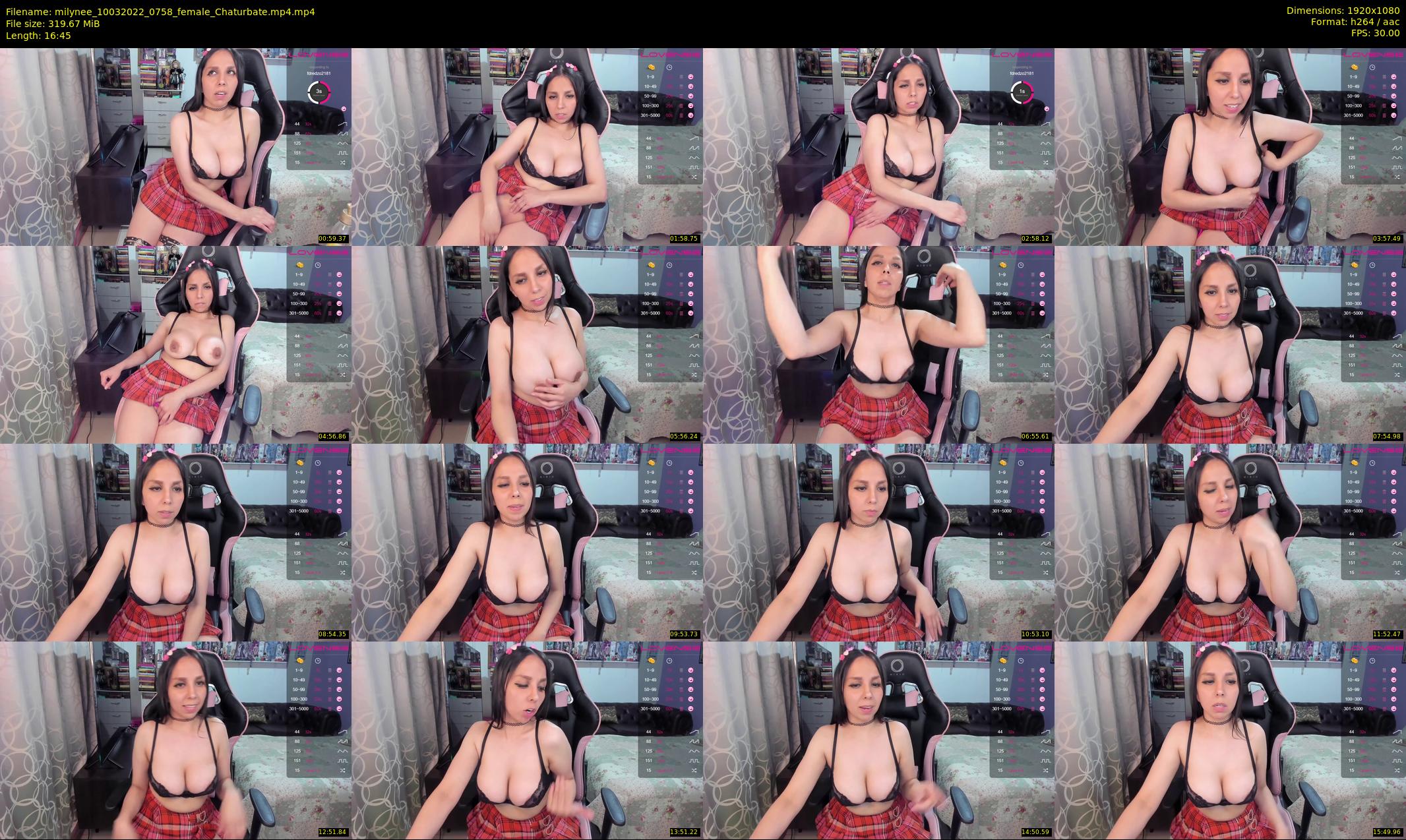 milynee — 17 minute Chaturbate female cam show recording, 1080p, Mar 10, 2022