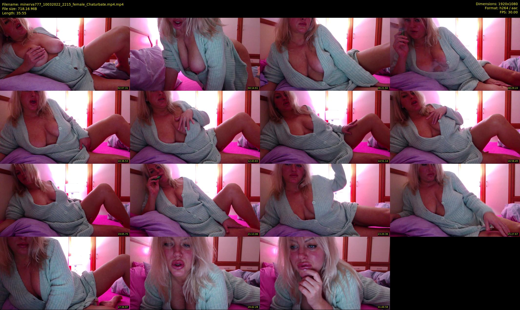 minerva777 — 36 minute Chaturbate female cam show recording, 1080p, Mar 10, 2022