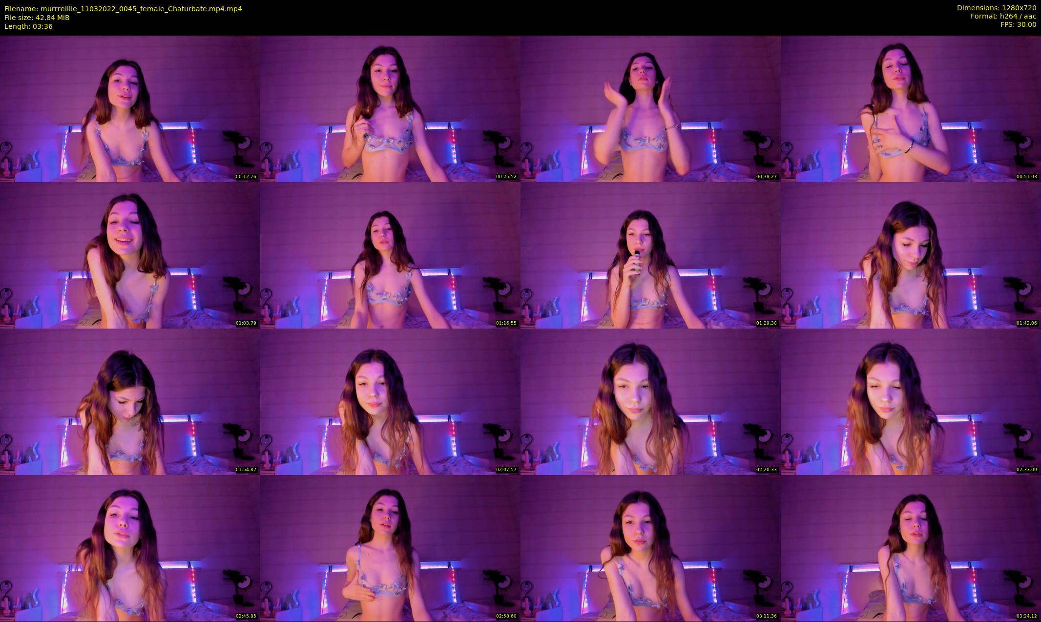 murrrelllie — 4 minute Chaturbate female cam show recording, 720p, Mar 11, 2022