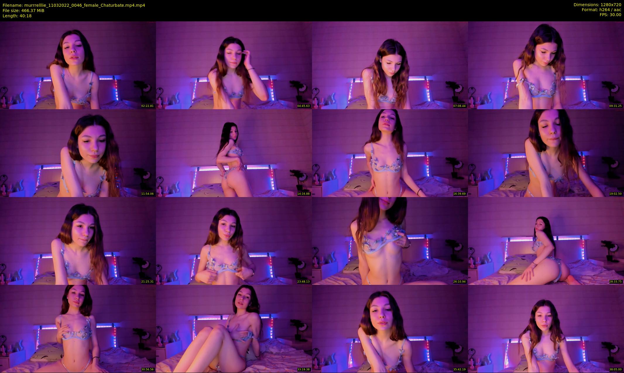 murrrelllie — 41 minute Chaturbate female cam show recording, 720p, Mar 11, 2022