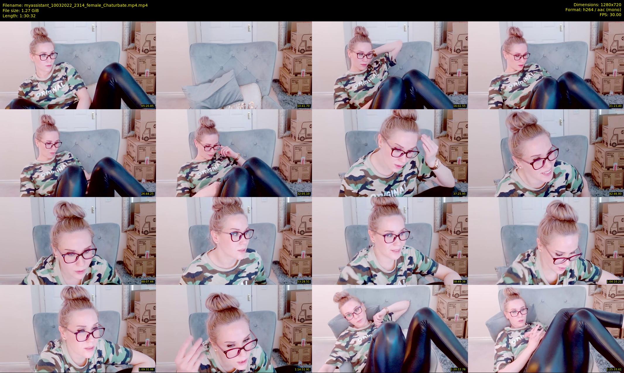 myassistant — 91 minute Chaturbate female cam show recording, 720p, Mar 10, 2022