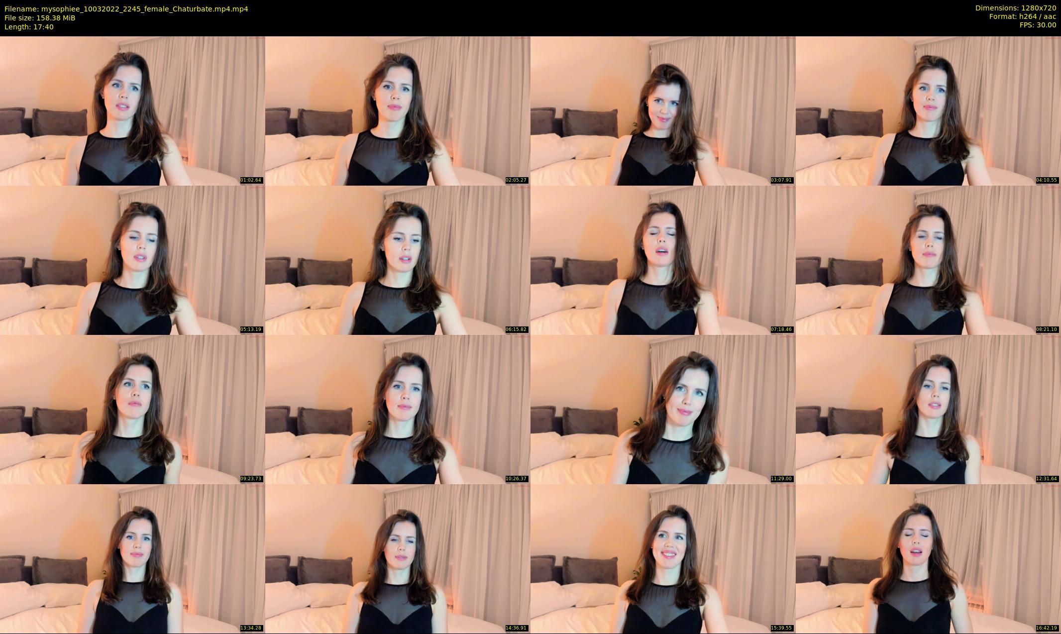 mysophiee — 18 minute Chaturbate female cam show recording, 720p, Mar 10, 2022