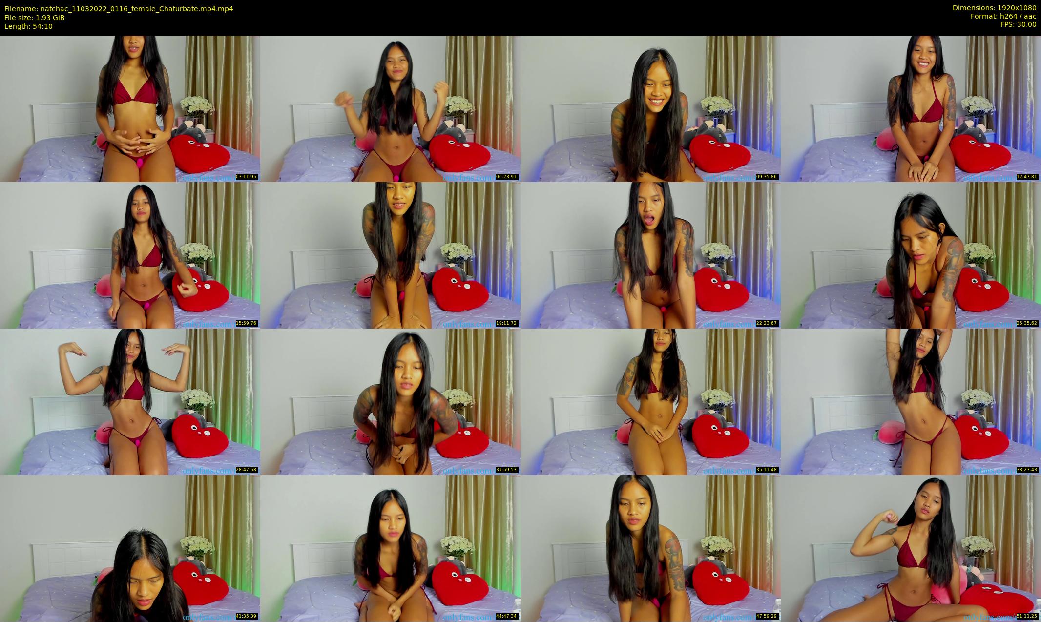natchac — 55 minute Chaturbate female cam show recording, 1080p, Mar 11, 2022