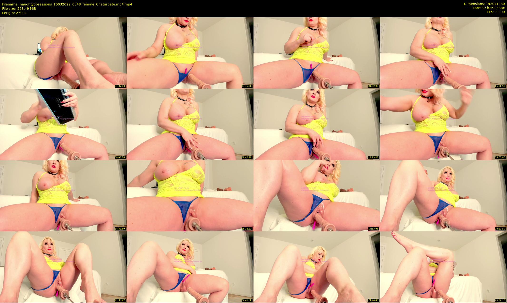 naughtyobsessions — 28 minute Chaturbate female cam show recording, 1080p, Mar 10, 2022