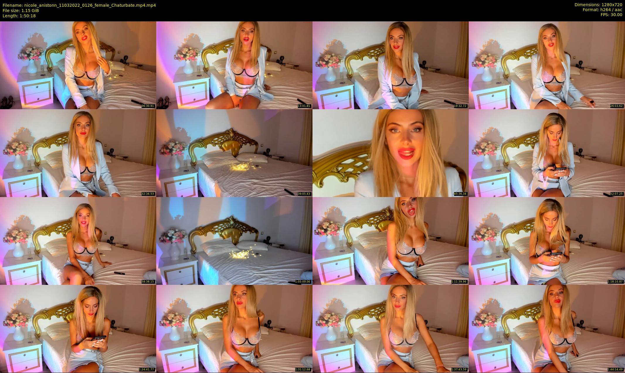 nicole_anistonn — 111 minute Chaturbate female cam show recording, 720p, Mar 11, 2022