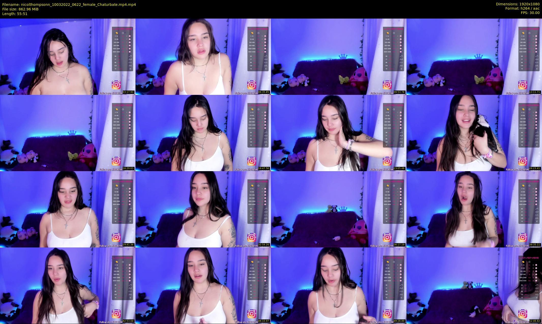 nicolthompsonn — 56 minute Chaturbate female cam show recording, 1080p, Mar 10, 2022