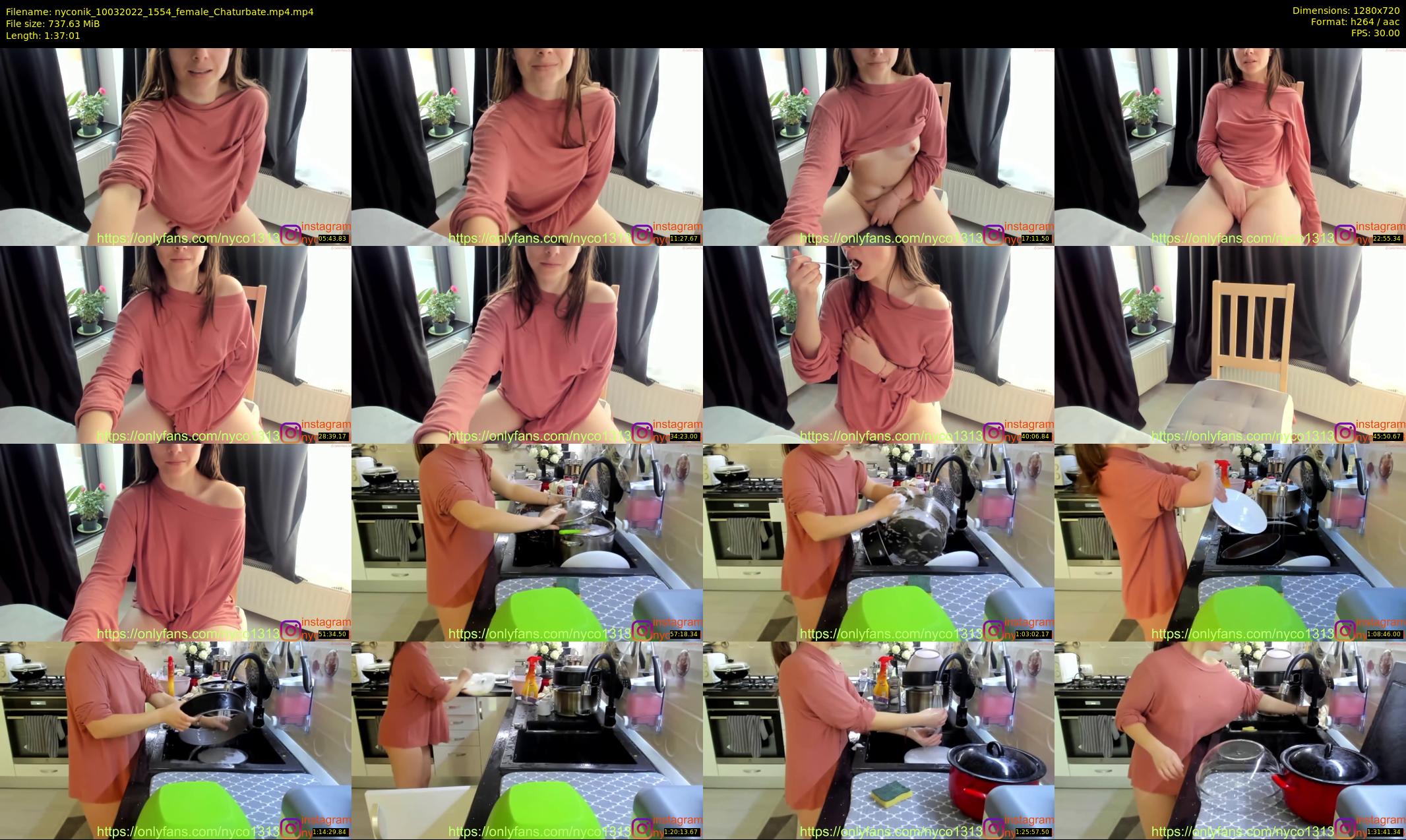 nyconik — 98 minute Chaturbate female cam show recording, 720p, Mar 10, 2022