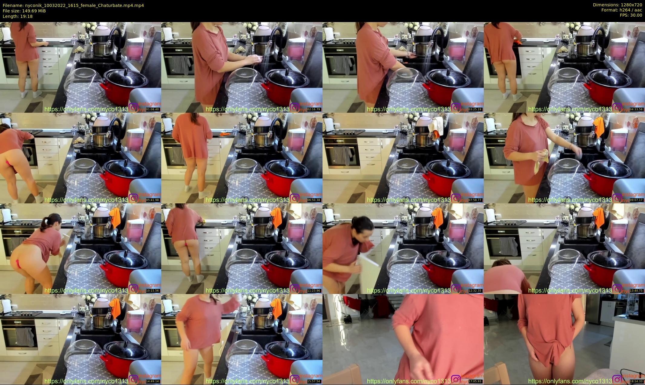 nyconik — 20 minute Chaturbate female cam show recording, 720p, Mar 10, 2022