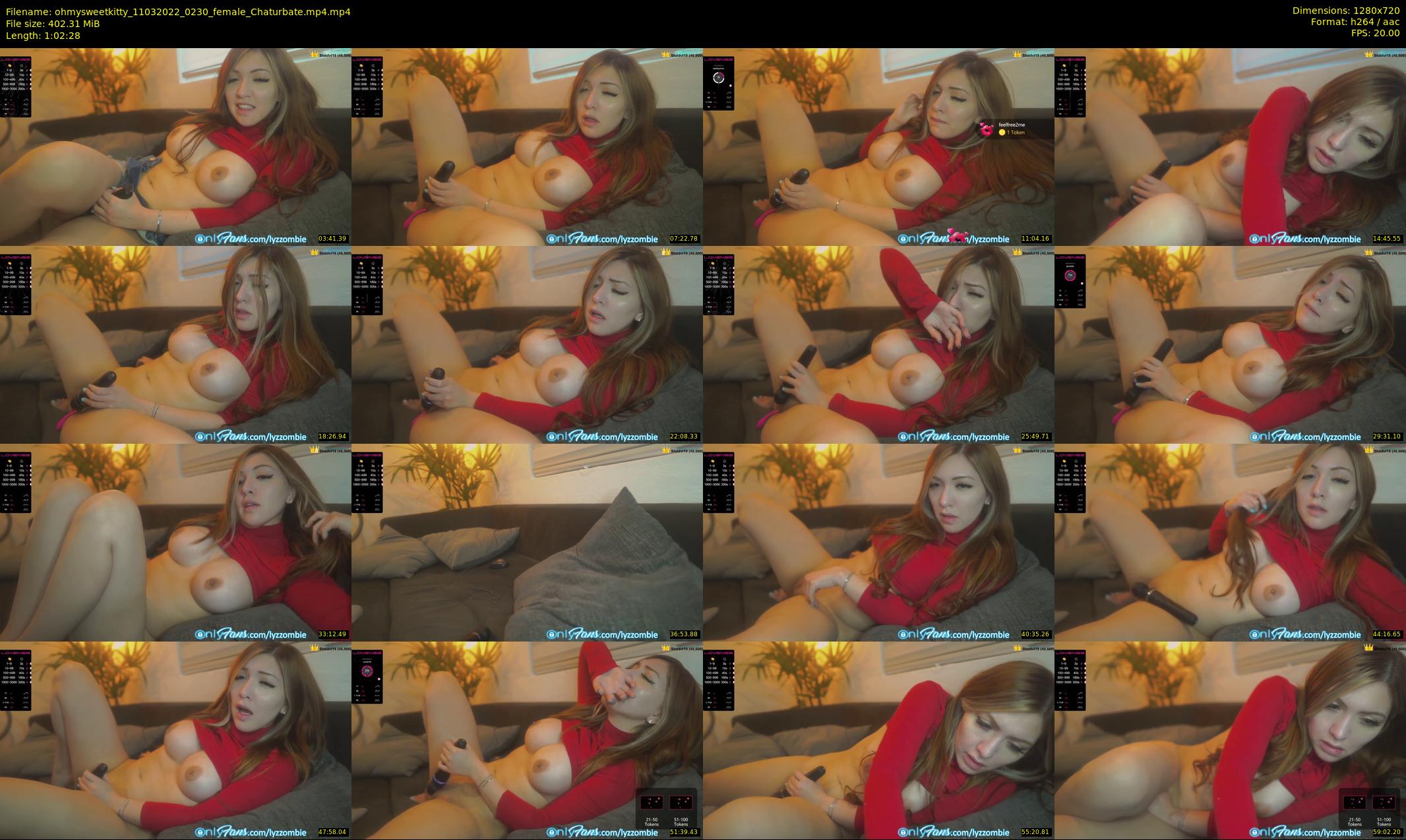 ohmysweetkitty — 63 minute Chaturbate female cam show recording, 720p, Mar 11, 2022