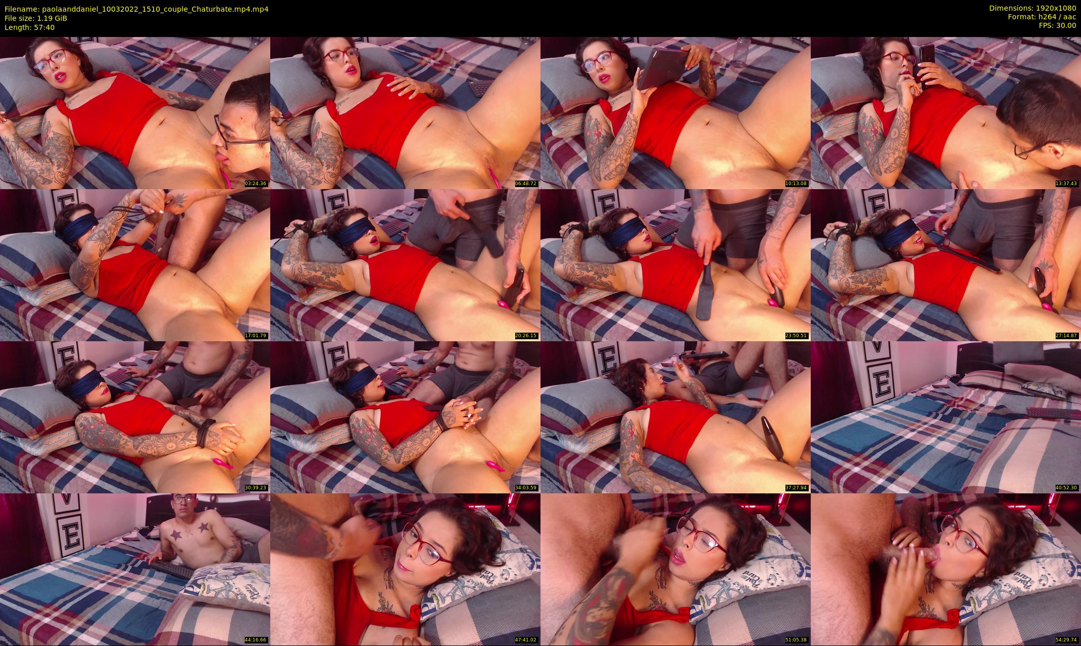 paolaanddaniel — 58 minute Chaturbate couple cam show recording, 1080p, Mar 10, 2022