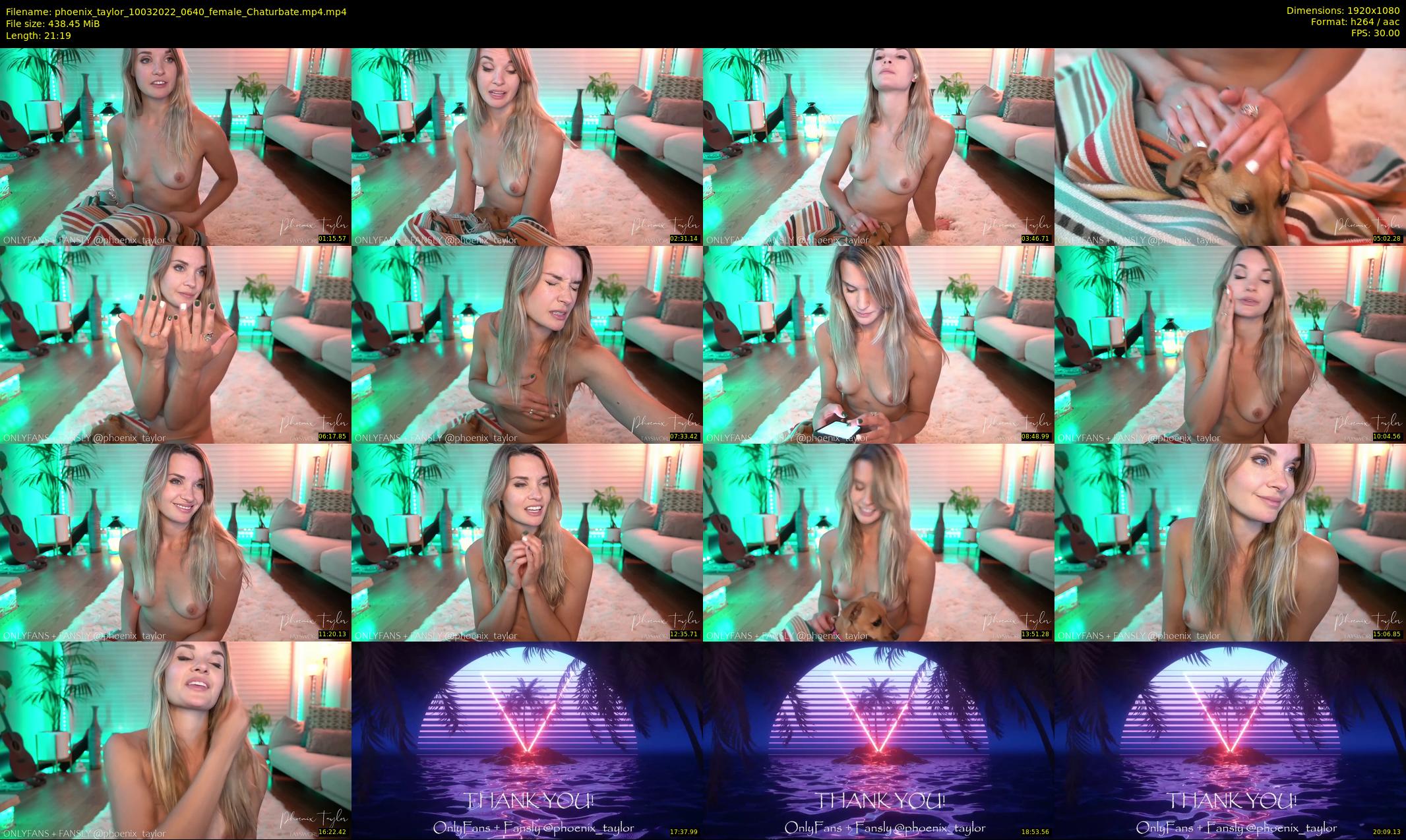 phoenix_taylor — 22 minute Chaturbate female cam show recording, 1080p, Mar 10, 2022