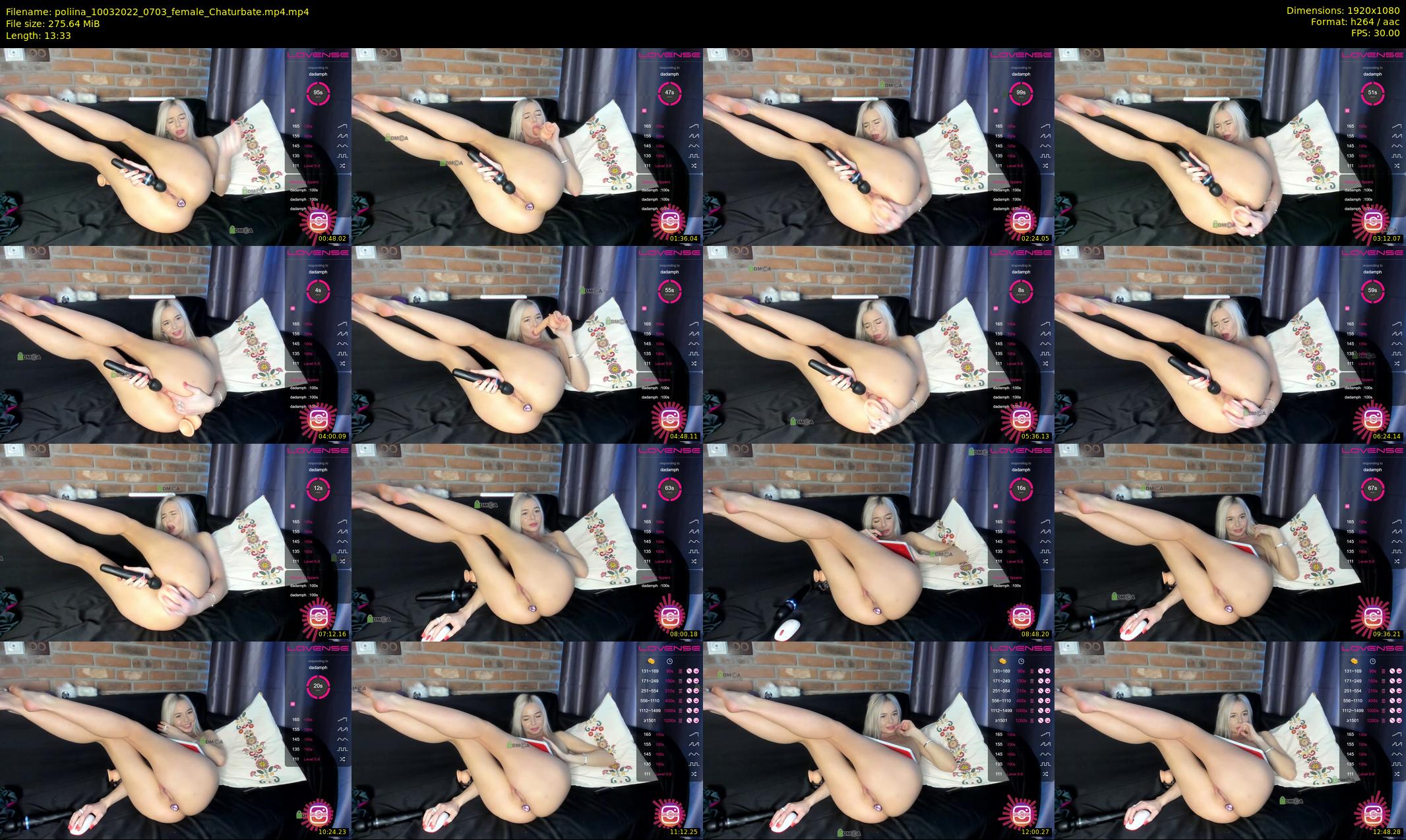 poliina — 14 minute Chaturbate female cam show recording, 1080p, Mar 10, 2022
