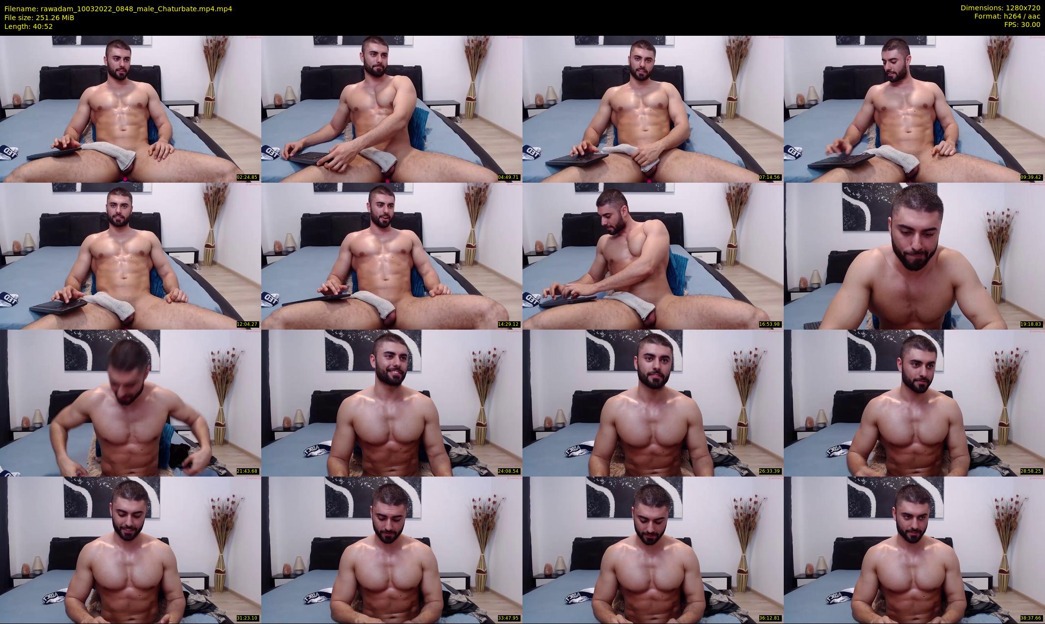 rawadam — 41 minute Chaturbate male cam show recording, 720p, Mar 10, 2022