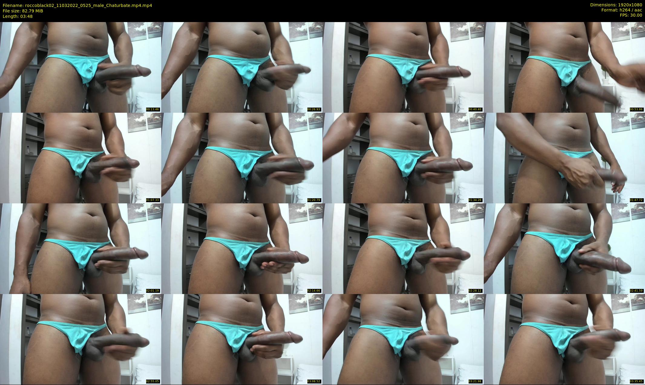 roccoblack02 — 4 minute Chaturbate male cam show recording, 1080p, Mar 11, 2022