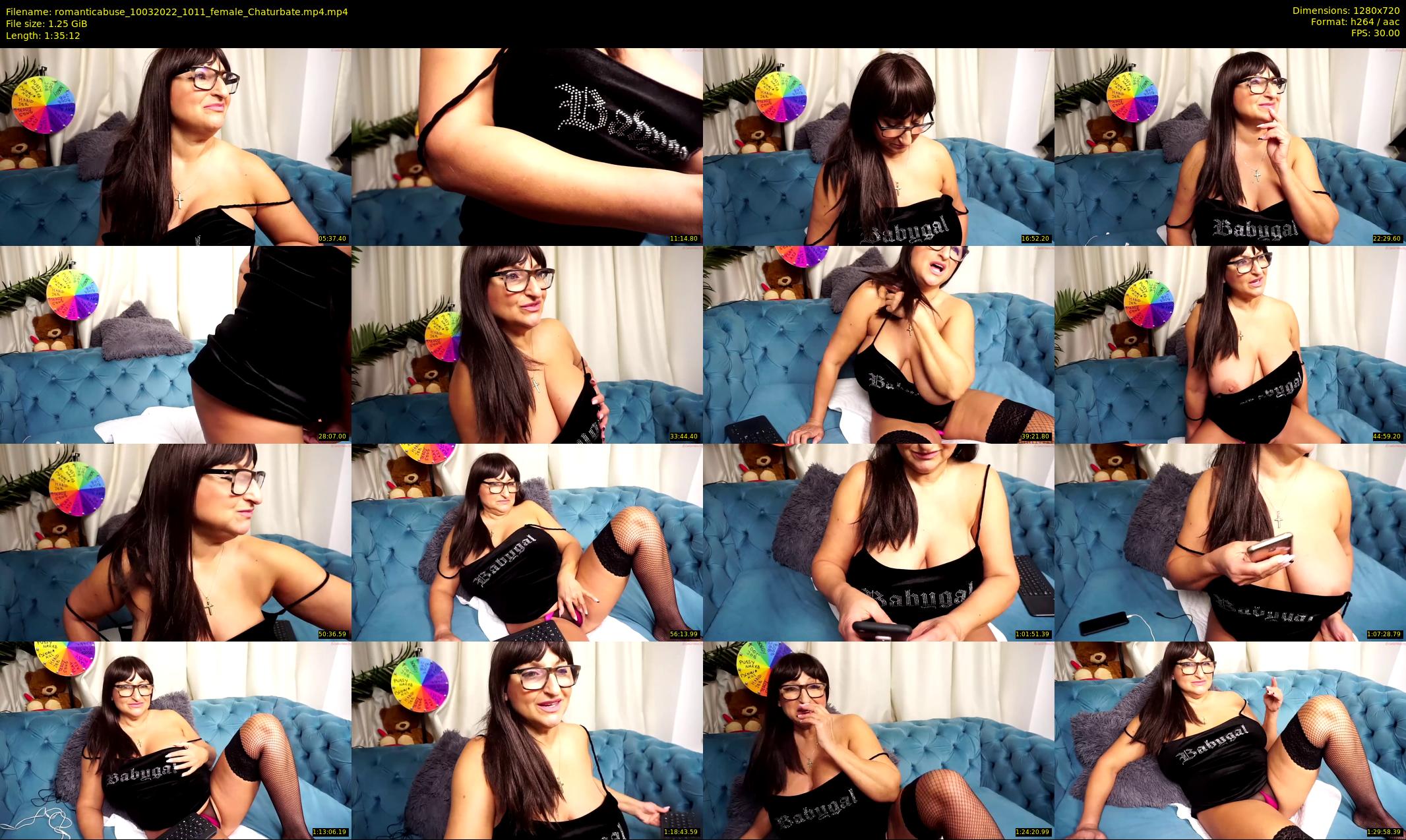romanticabuse — 96 minute Chaturbate female cam show recording, 720p, Mar 10, 2022