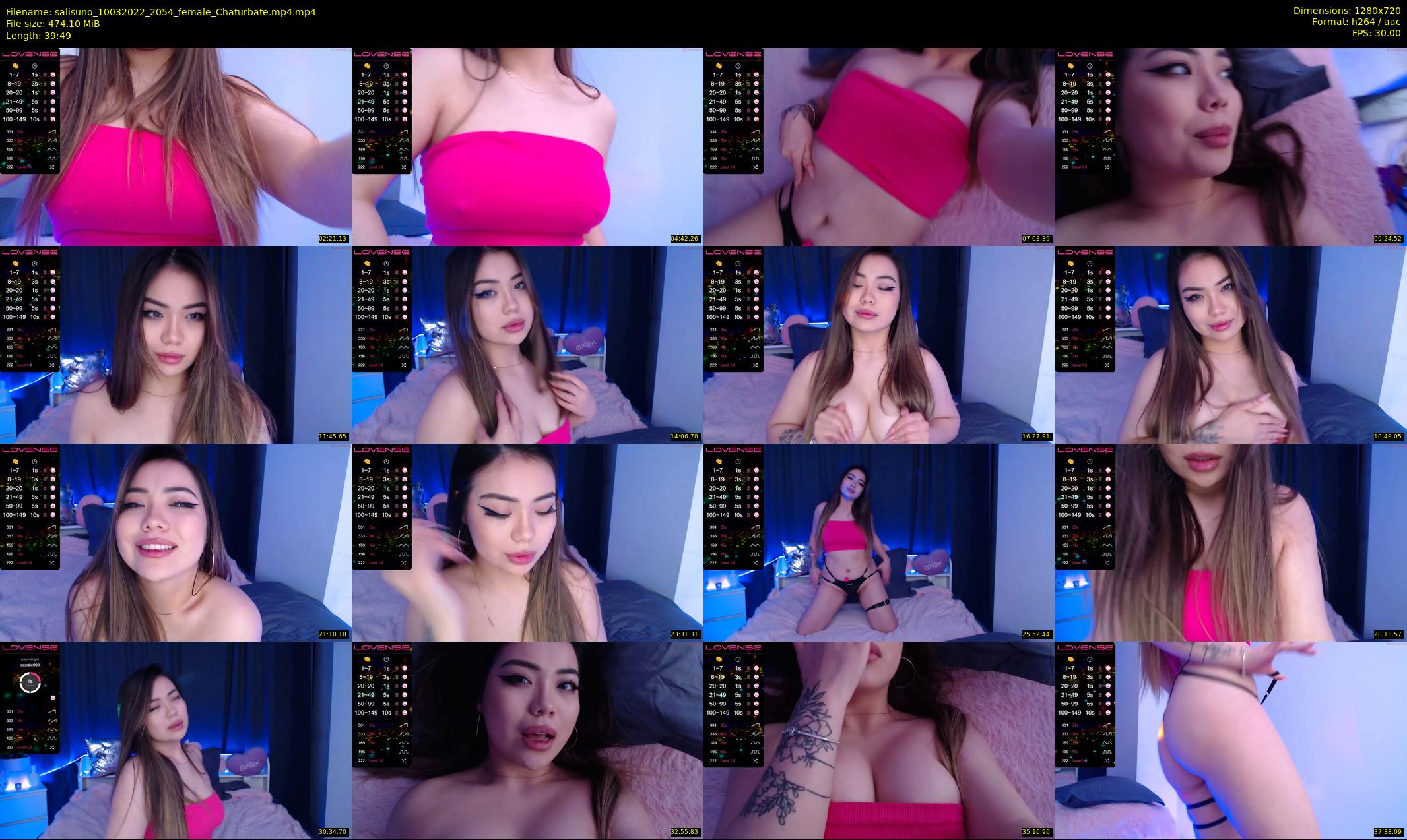 salisuno — 40 minute Chaturbate female cam show recording, 720p, Mar 10, 2022
