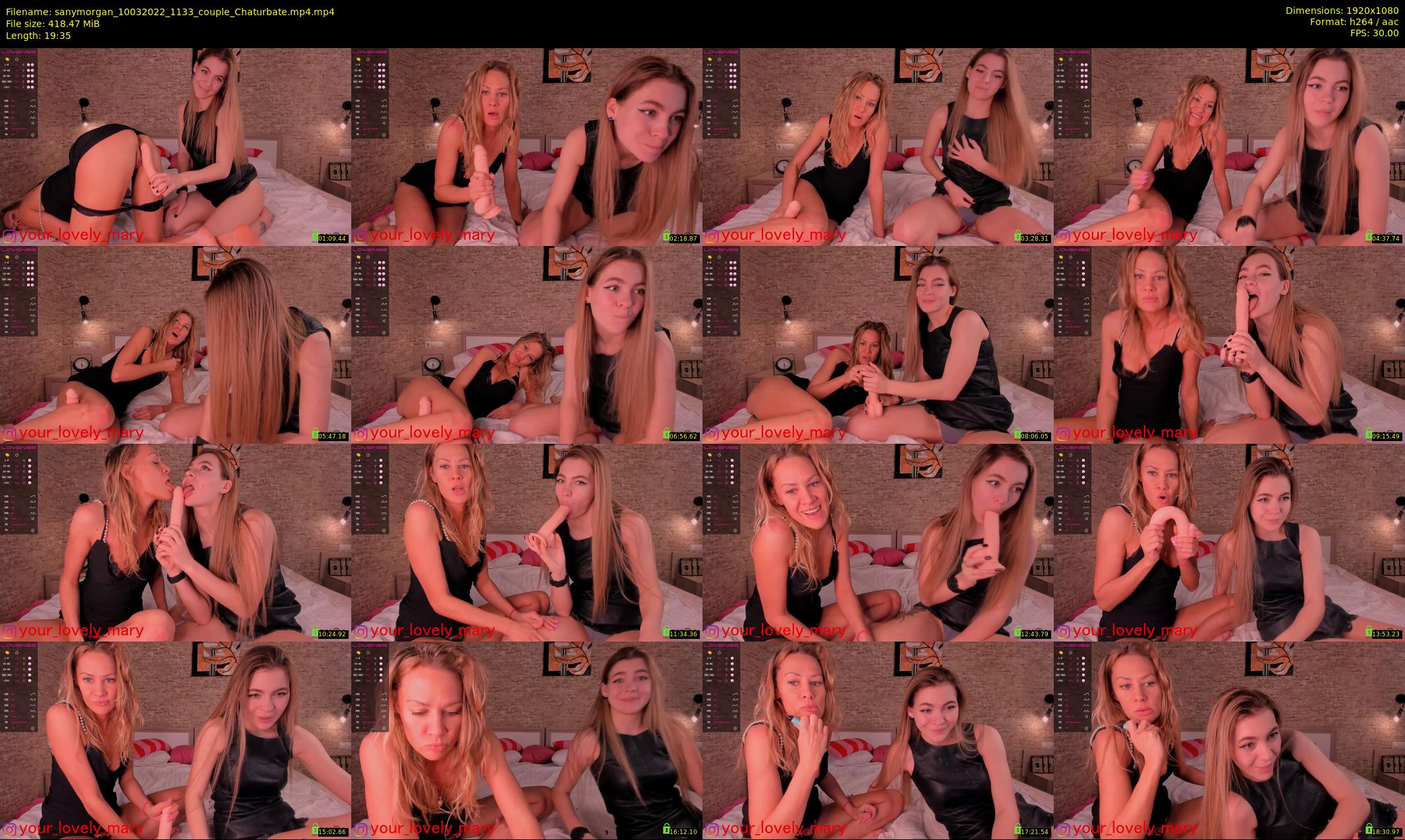 sanymorgan — 20 minute Chaturbate couple cam show recording, 1080p, Mar 10, 2022