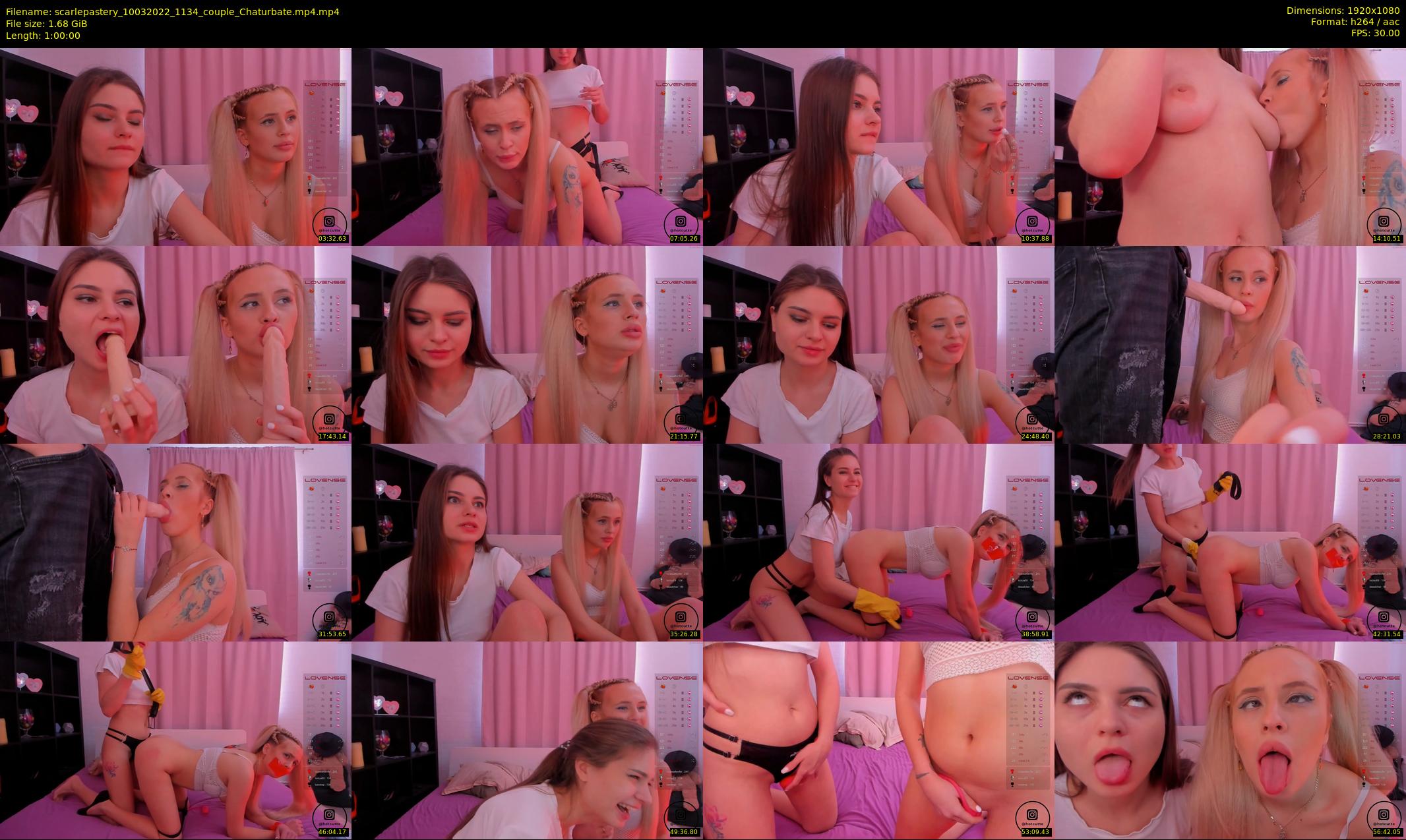 scarlepastery — 60 minute Chaturbate couple cam show recording, 1080p, Mar 10, 2022