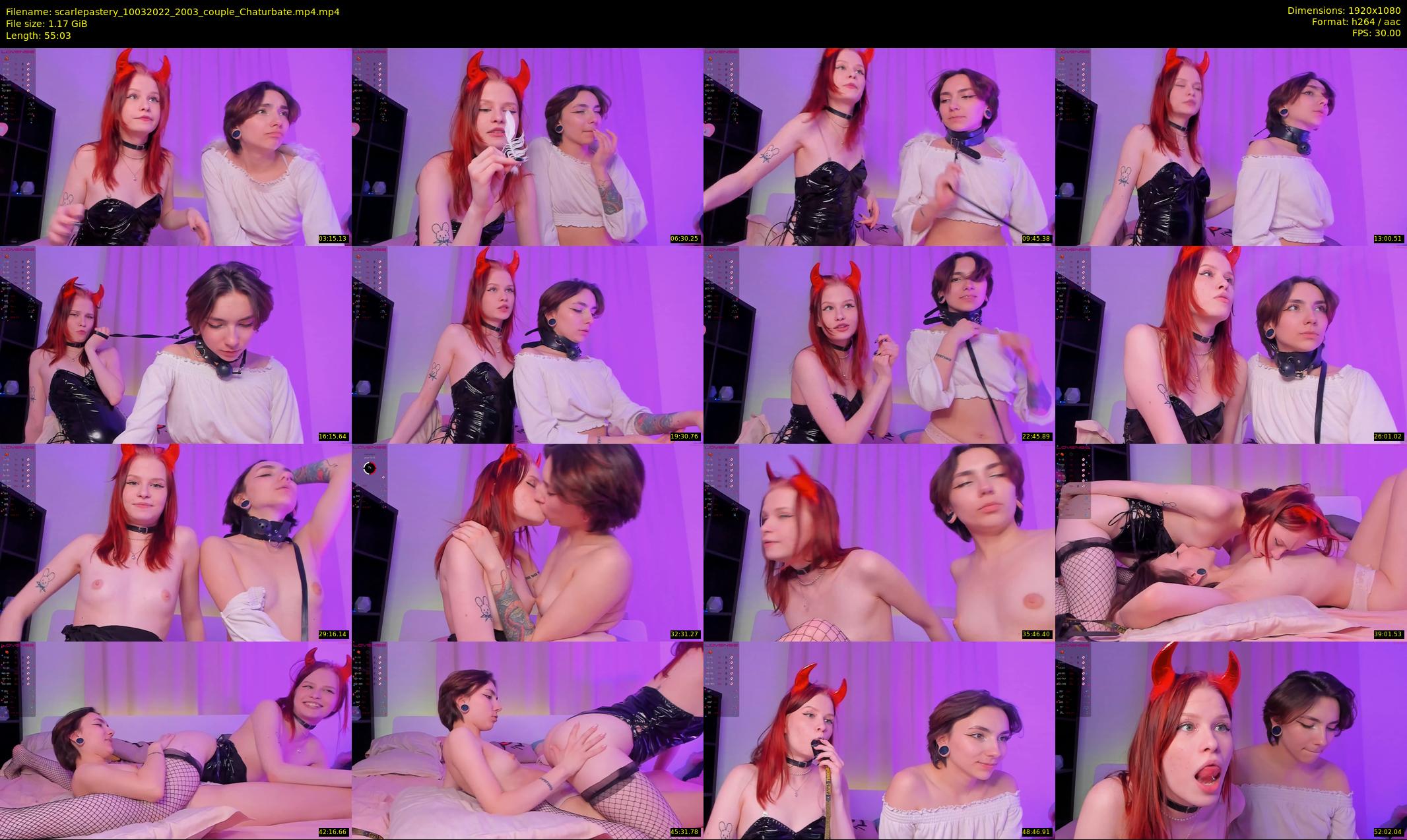 scarlepastery — 56 minute Chaturbate couple cam show recording, 1080p, Mar 10, 2022