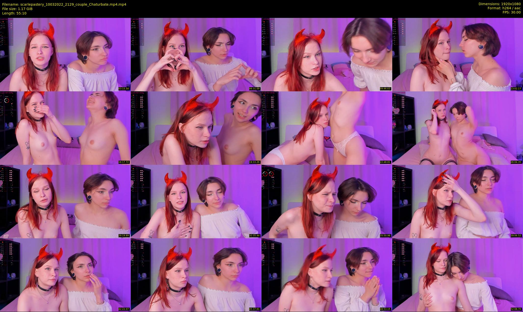 scarlepastery — 56 minute Chaturbate couple cam show recording, 1080p, Mar 10, 2022