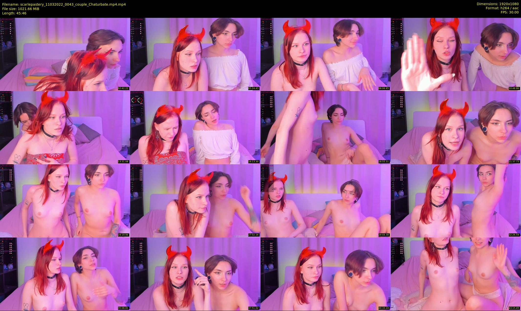 scarlepastery — 46 minute Chaturbate couple cam show recording, 1080p, Mar 11, 2022