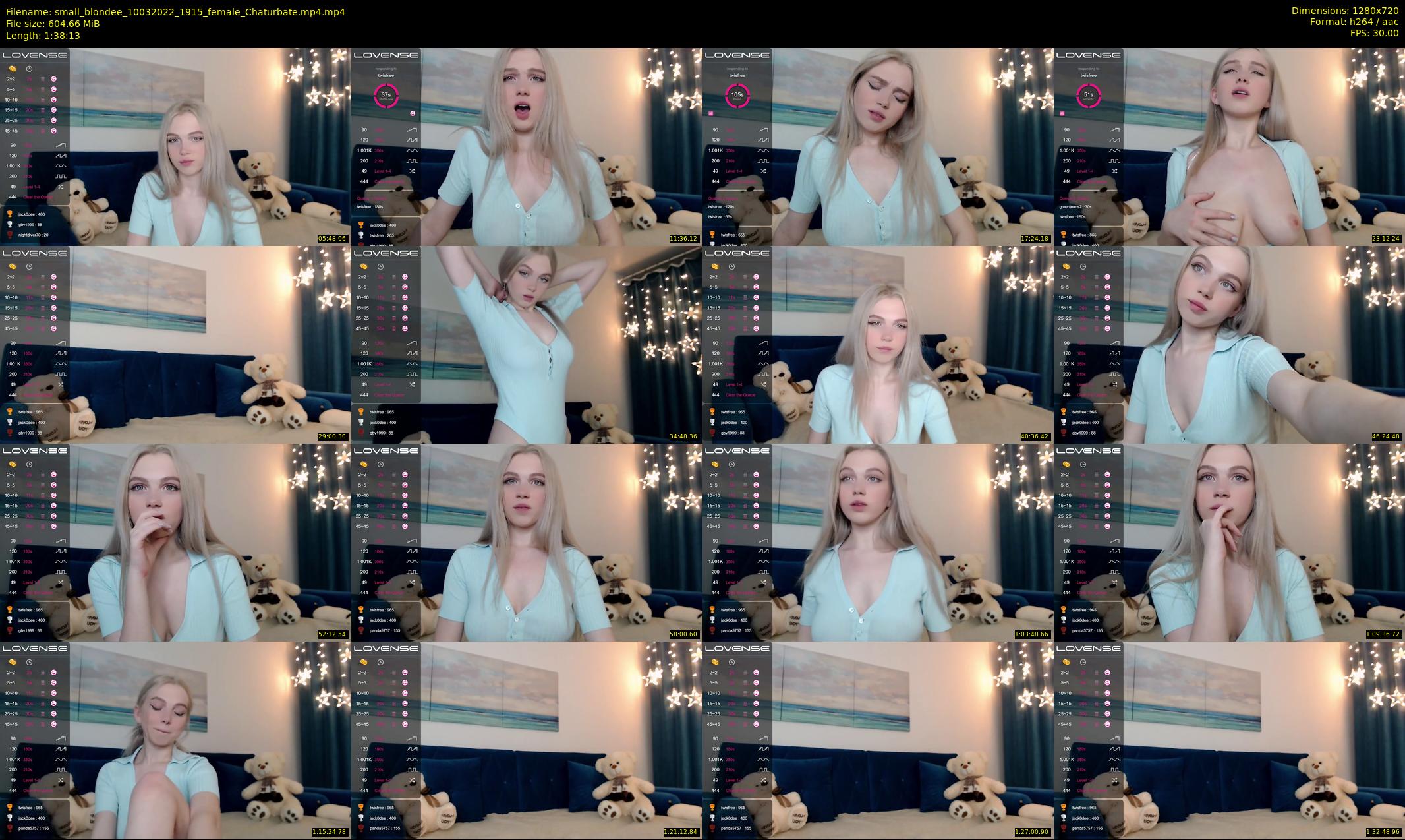 small_blondee — 99 minute Chaturbate female cam show recording, 720p, Mar 10, 2022