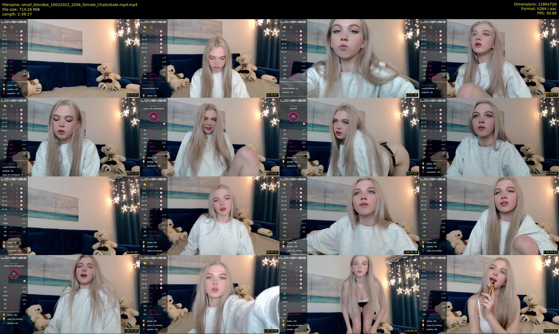 small_blondee — 100 minute Chaturbate female cam show recording, 720p, Mar 10, 2022