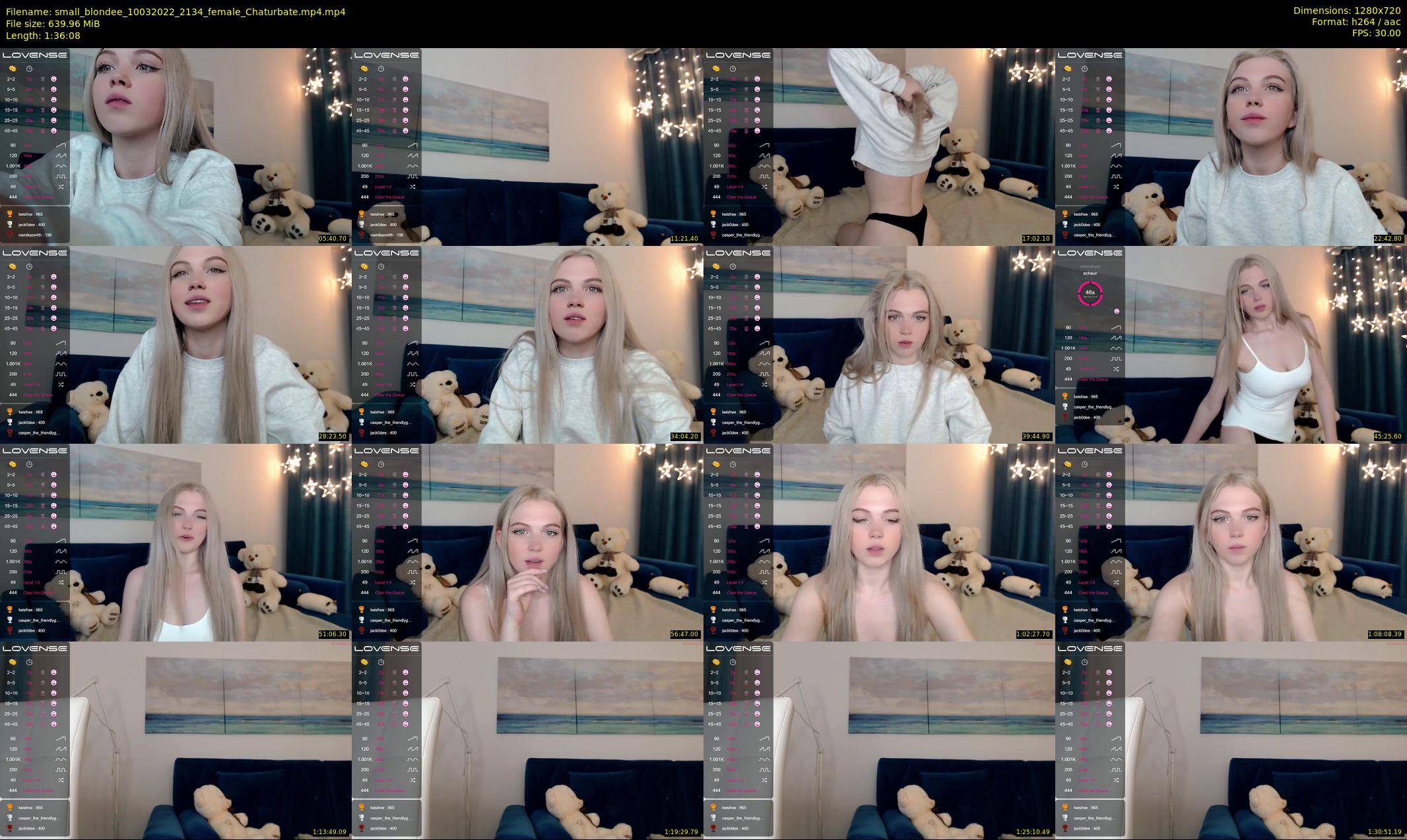 small_blondee — 97 minute Chaturbate female cam show recording, 720p, Mar 10, 2022
