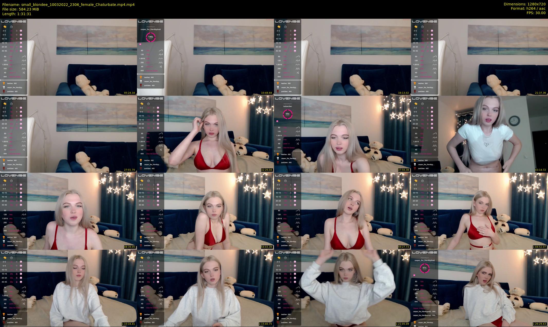 small_blondee — 92 minute Chaturbate female cam show recording, 720p, Mar 10, 2022