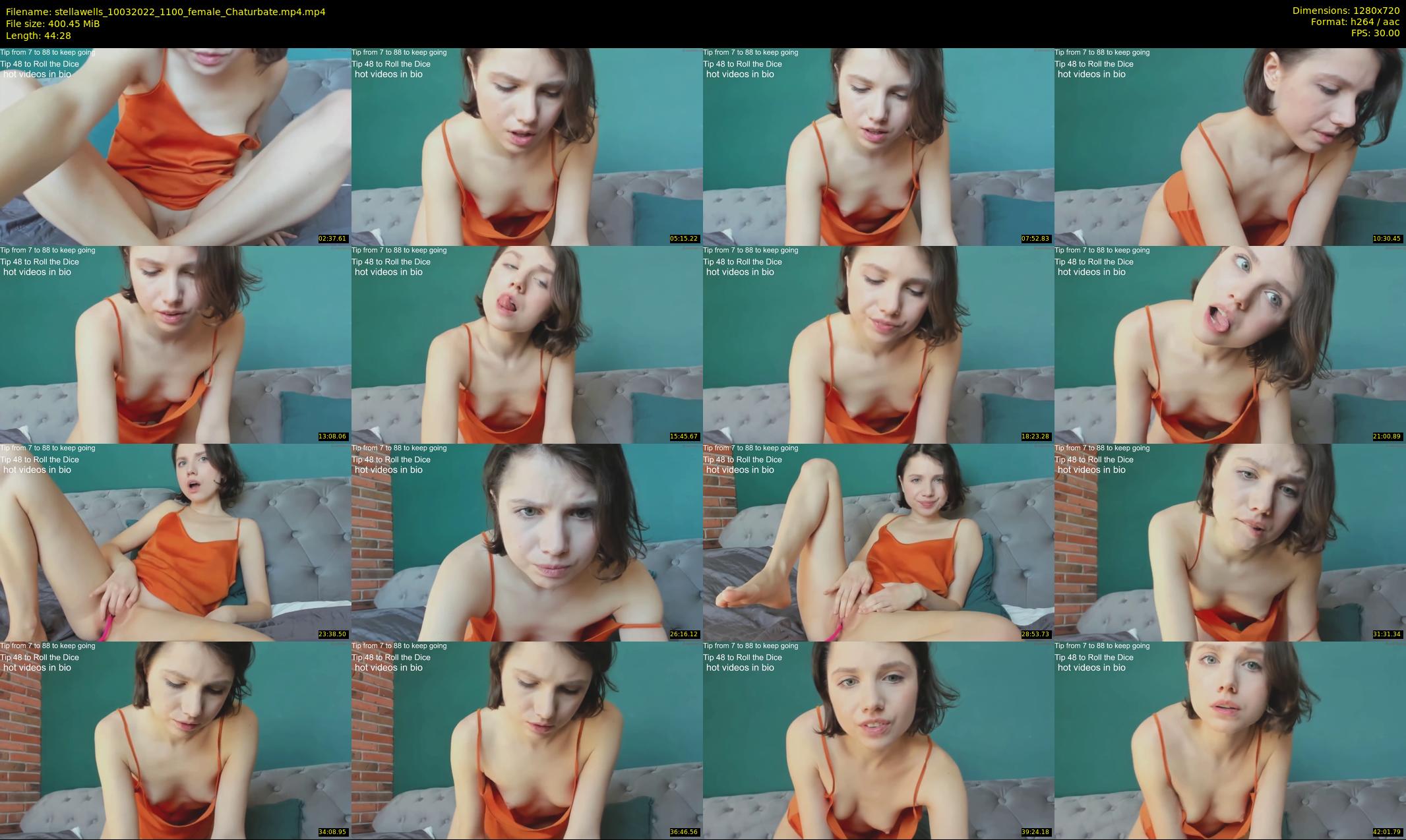 stellawells — 45 minute Chaturbate female cam show recording, 720p, Mar 10, 2022