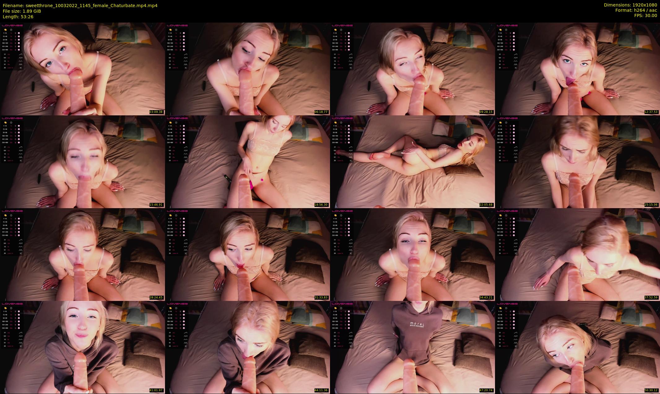 sweetthrone — 54 minute Chaturbate couple cam show recording, 1080p, Mar 10, 2022