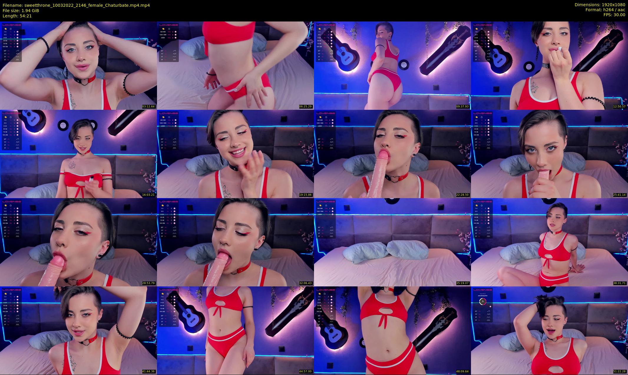 sweetthrone — 55 minute Chaturbate couple cam show recording, 1080p, Mar 10, 2022