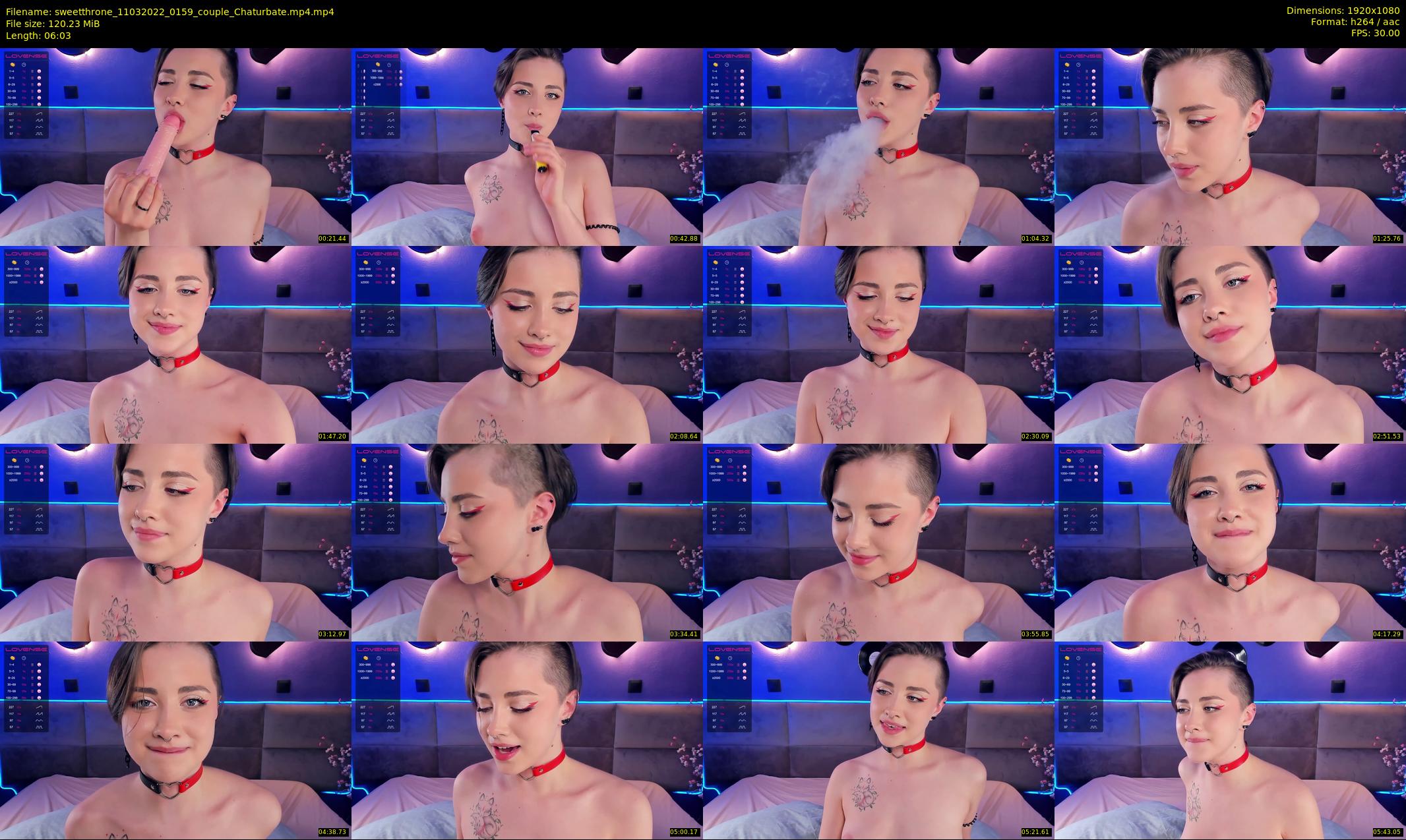 sweetthrone — 7 minute Chaturbate couple cam show recording, 1080p, Mar 11, 2022