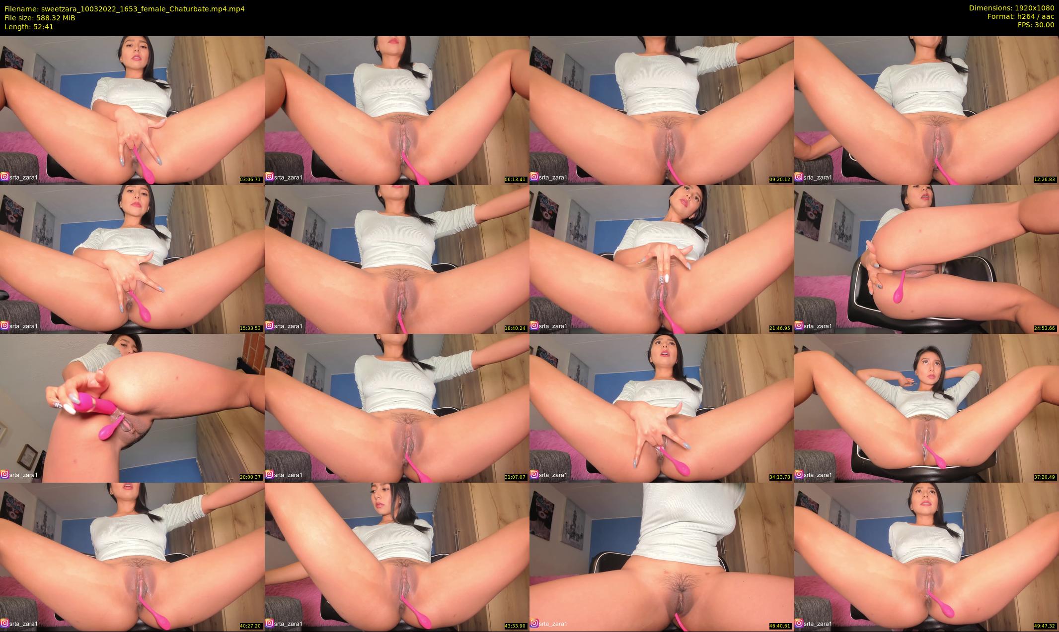 sweetzara — 53 minute Chaturbate female cam show recording, 1080p, Mar 10, 2022
