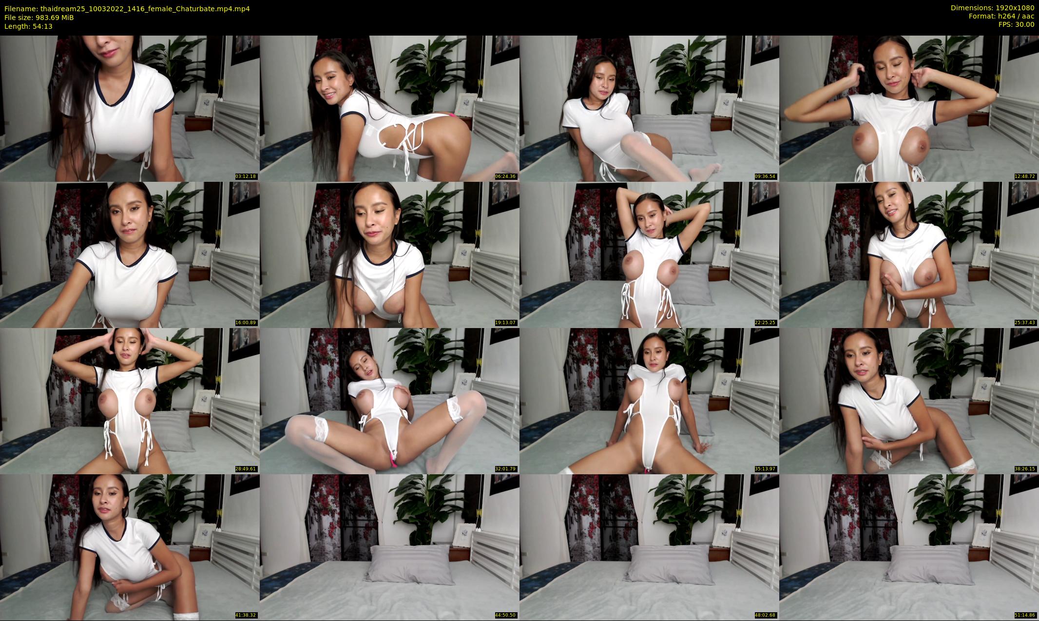 thaidream25 — 55 minute Chaturbate female cam show recording, 1080p, Mar 10, 2022