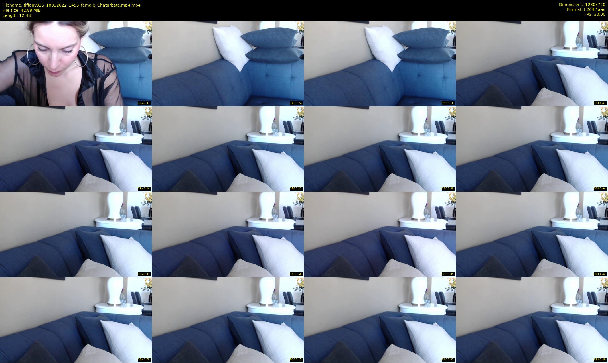 tiffany925 — 13 minute Chaturbate female cam show recording, 720p, Mar 10, 2022